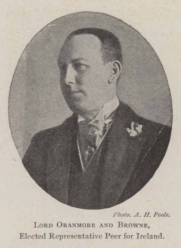 Lord Oranmore und Browne, gewählter Vertreter für Irland von English Photographer