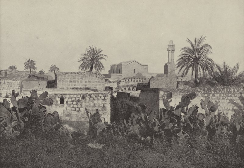 Lydda, das alte Lod des Alten Testaments, wo der Apostel Paulus den kranken Aeneas heilte von English Photographer