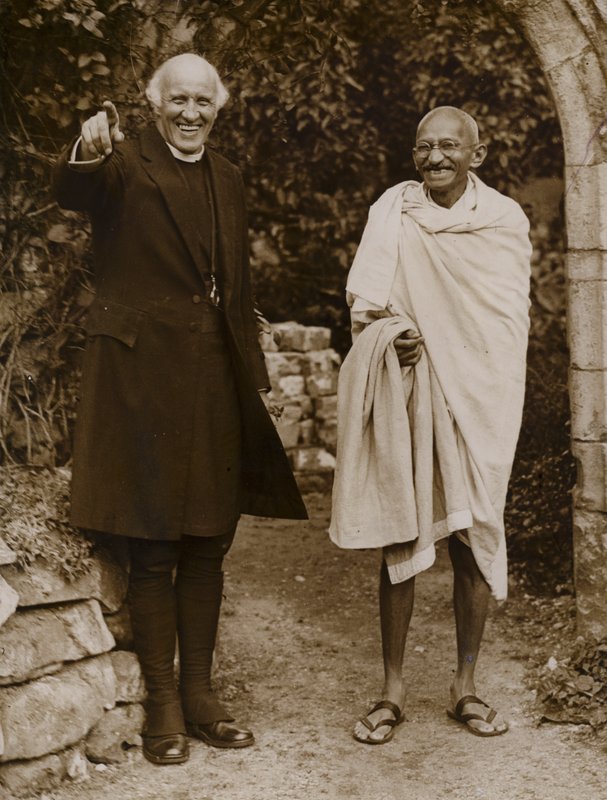 Mahatma Gandhi, indischer Führer der Unabhängigkeitsbewegung von der britischen Herrschaft von English Photographer