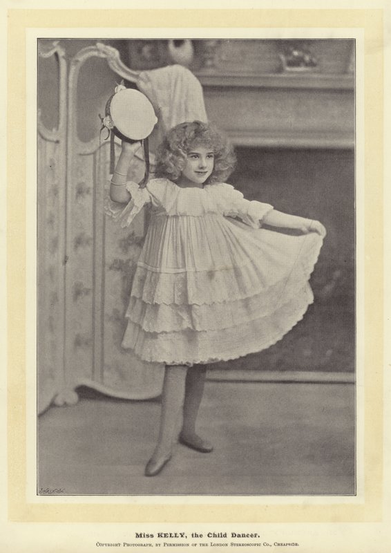 Miss Kelly, die Kindertänzerin von English Photographer