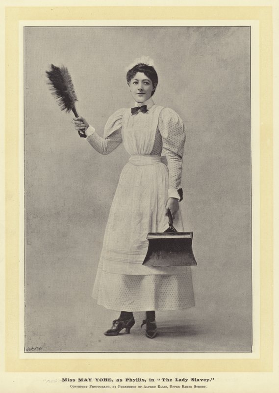 Miss May Yohe als Phyllis in Die Lady Sklavin von English Photographer