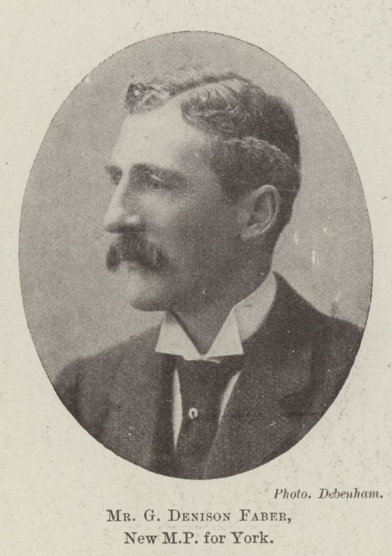 Herr G Denison Faber, neuer Abgeordneter für York von English Photographer