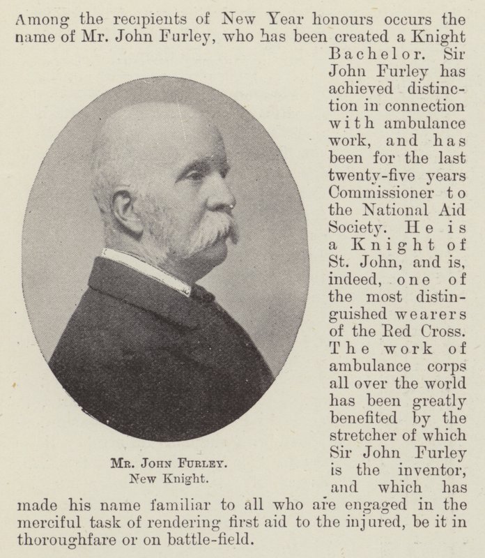 Herr John Furley, neuer Ritter von English Photographer