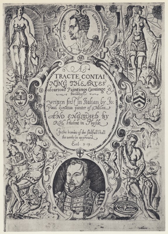 P Lomazzo, Ein Traktat über die Künste der Malerei, Tr R Haydock, J Barnes, Oxford 1598 von English Photographer