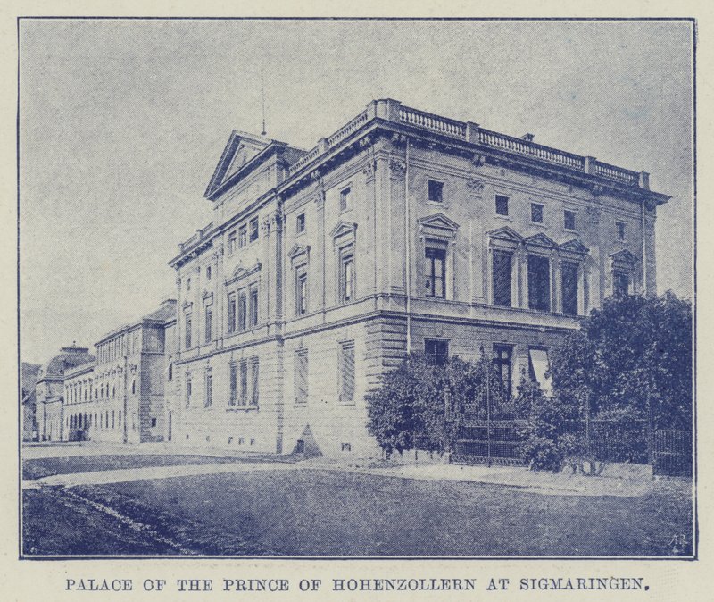 Palast des Prinzen von Hohenzollern in Sigmaringen von English Photographer
