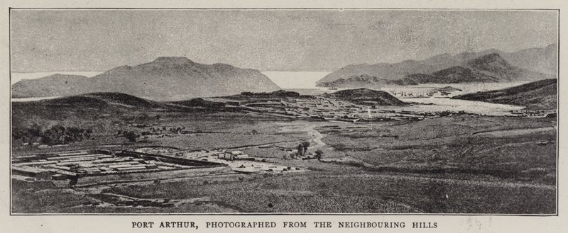 Port Arthur, fotografiert von den benachbarten Hügeln von English Photographer