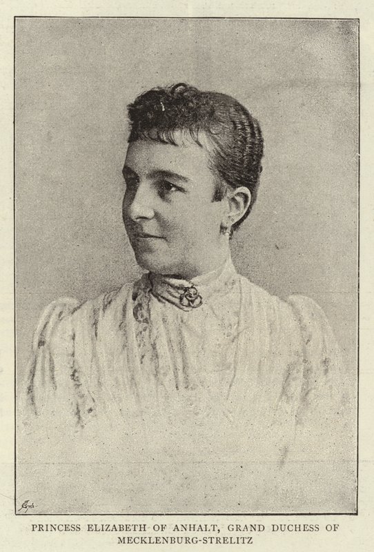 Prinzessin Elisabeth von Anhalt, Großherzogin von Mecklenburg-Strelitz von English Photographer