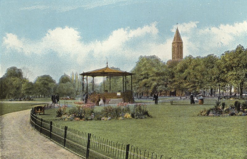 Pump Room-Gärten, Leamington von English Photographer