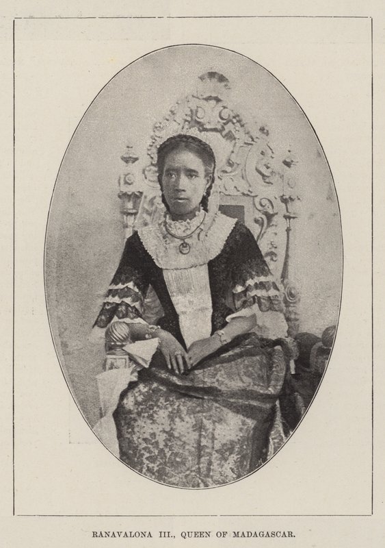 Ranavalona III., Königin von Madagaskar von English Photographer