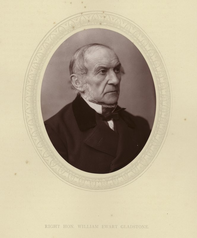 Der ehrenwerte William Ewart Gladstone von English Photographer