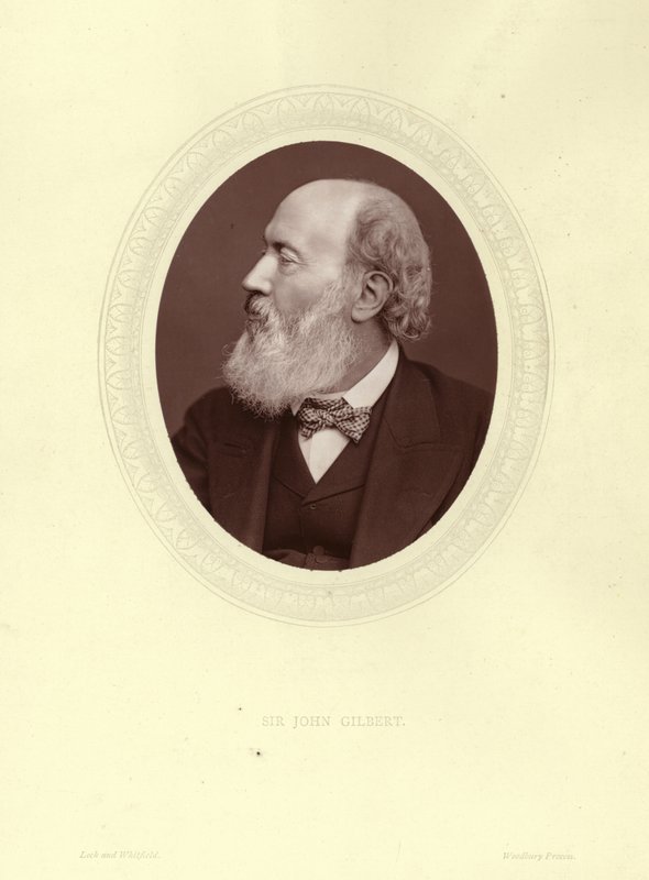 Sir John Gilbert, englischer Künstler, Illustrator und Graveur von English Photographer