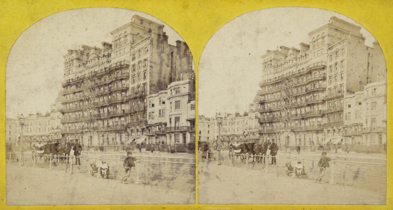 Stereoskopisches Bild des Grand Hotels von English Photographer