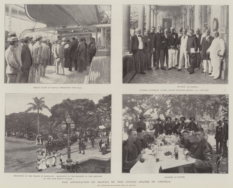Die Annexion von Hawaii durch die Vereinigten Staaten von Amerika von English Photographer
