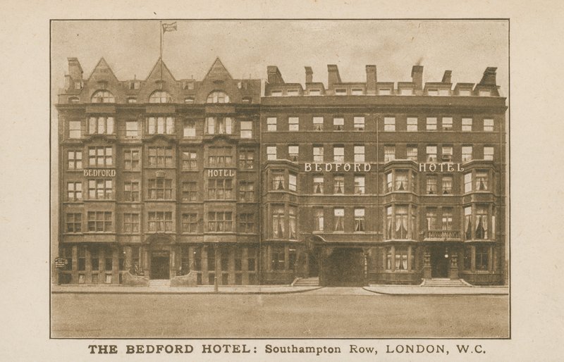The Bedford Hotel, Southampton Row, London von English Photographer