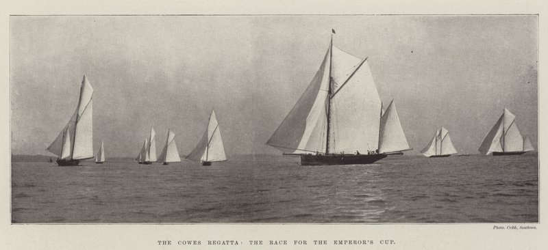 Die Cowes-Regatta, das Rennen um den Kaiser-Pokal von English Photographer