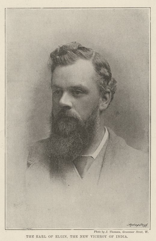 Der Earl of Elgin, der neue Vizekönig von Indien von English Photographer