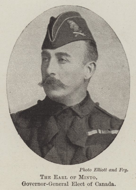 Der Earl of Minto, gewählter Generalgouverneur von Kanada von English Photographer