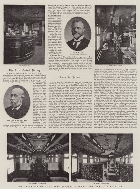 Die Erweiterung der Great Central Railway, das neue Rollmaterial von English Photographer