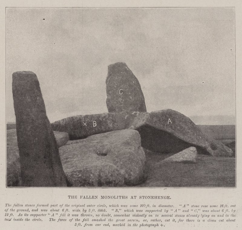 Die gefallenen Monolithen in Stonehenge von English Photographer