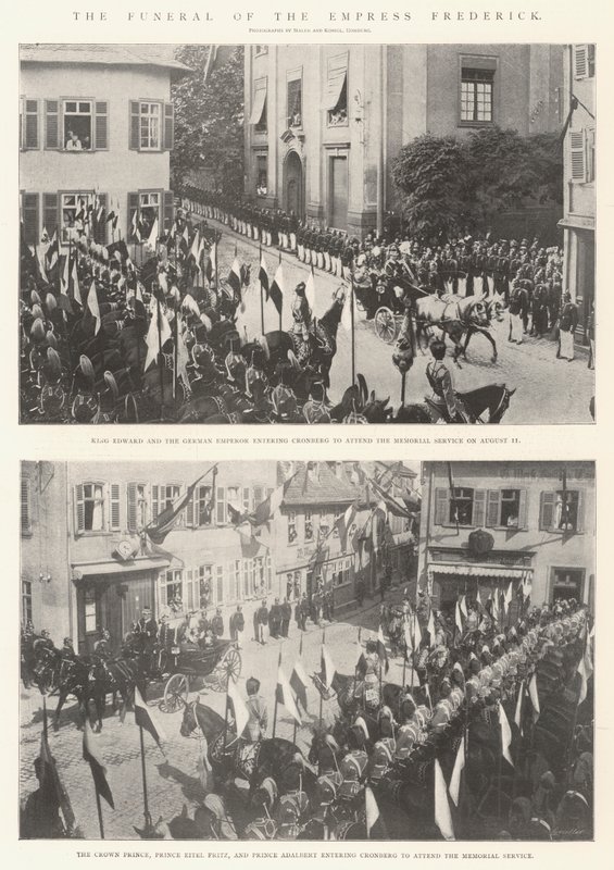 Das Begräbnis der Kaiserin Friedrich von English Photographer