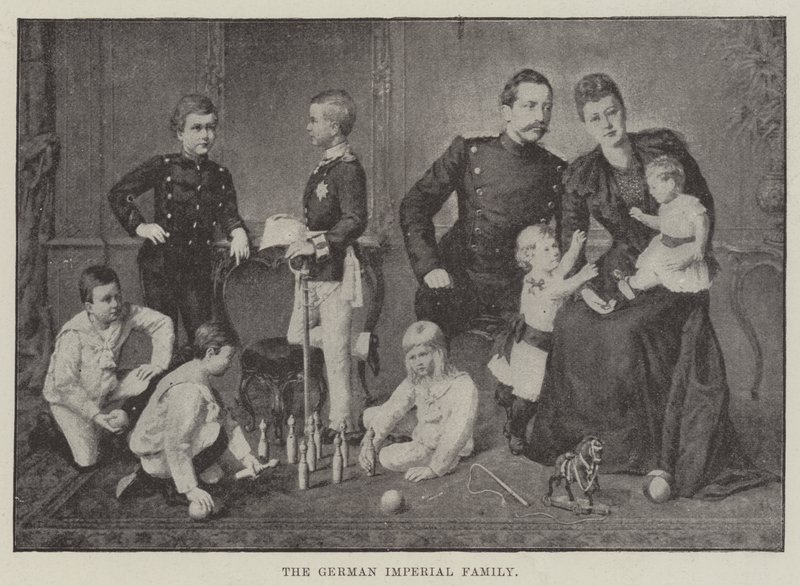 Die deutsche Kaiserfamilie von English Photographer