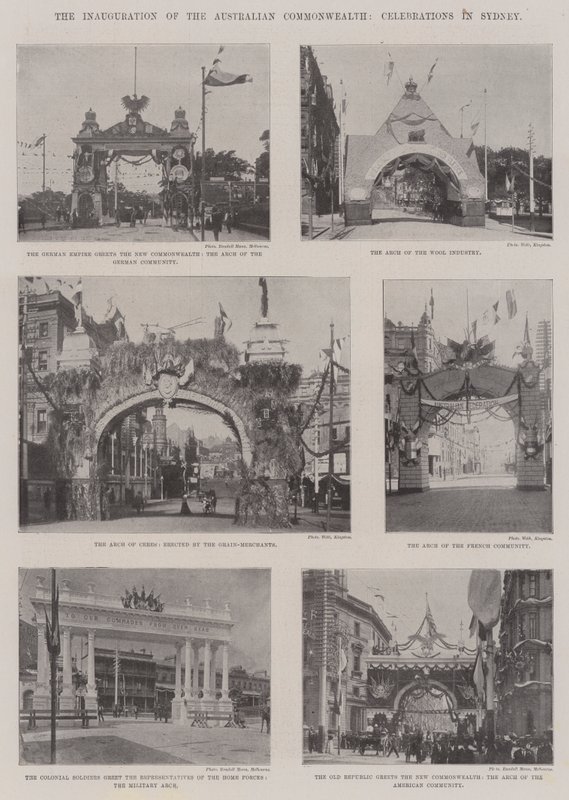 Die Einweihung des australischen Commonwealth, Feierlichkeiten in Sydney von English Photographer
