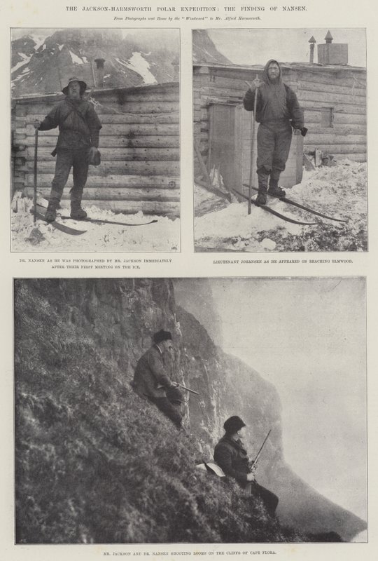 Die Jackson-Harmsworth-Polar-Expedition, das Auffinden von Nansen von English Photographer