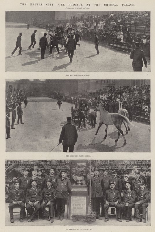 Die Feuerwehr von Kansas City im Crystal Palace von English Photographer