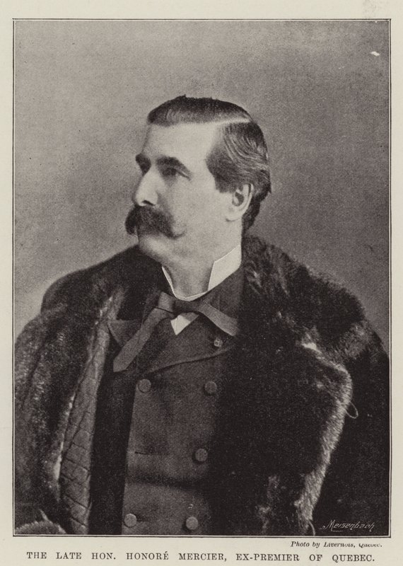 Der verstorbene Ehrenwerte Honore Mercier, Ex-Premier von Quebec von English Photographer