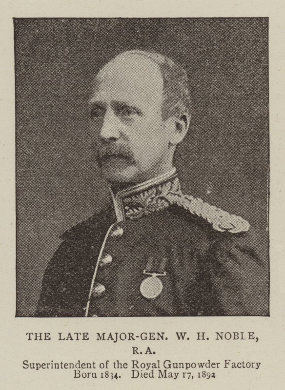 Der verstorbene Generalmajor W H Noble, RA von English Photographer