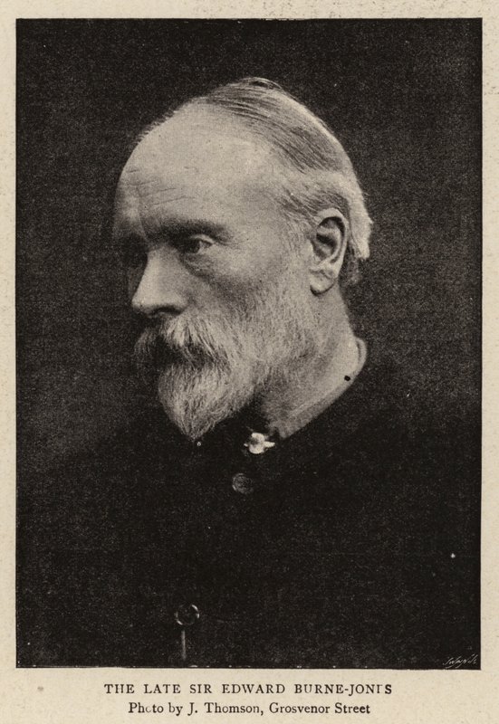 Der verstorbene Sir Edward Burne-Jones von English Photographer