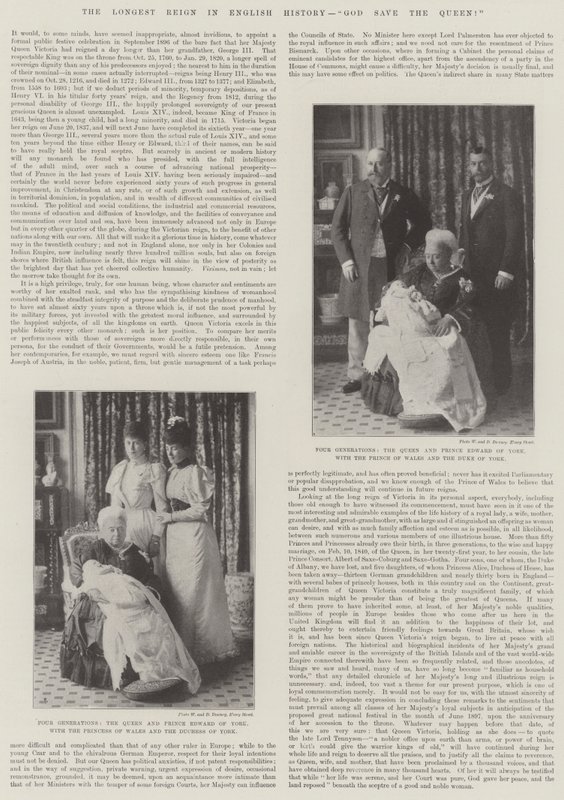 Die längste Regierungszeit in der englischen Geschichte, Gott schütze die Königin! von English Photographer