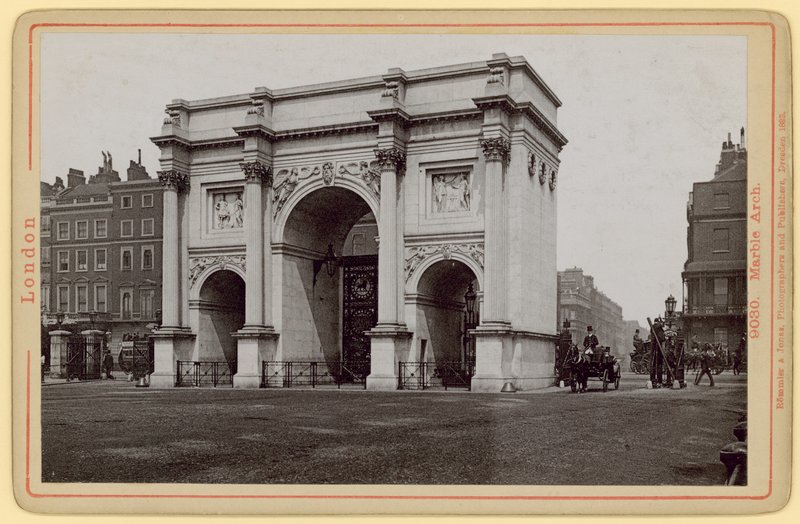 Der Marmorbogen, Hyde Park Corner, London von English Photographer