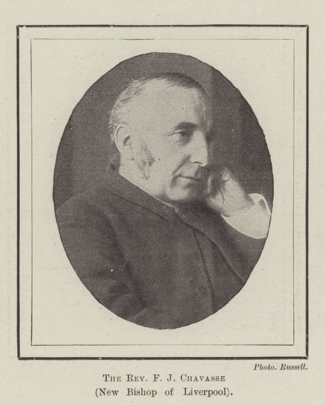 Der Reverend F. J. Chavasse, neuer Bischof von Liverpool von English Photographer