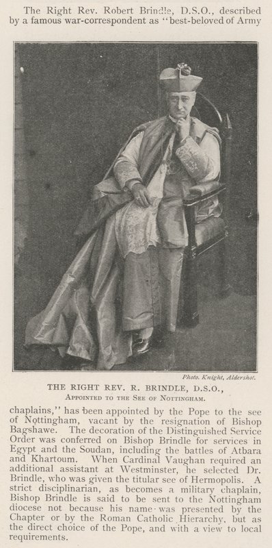 Der Hochwürdige R. Brindle, DSO, ernannt zum Bischof von Nottingham von English Photographer