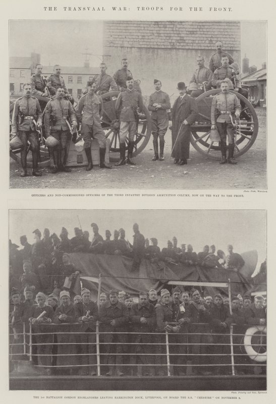 Der Transvaal-Krieg, Truppen für die Front von English Photographer