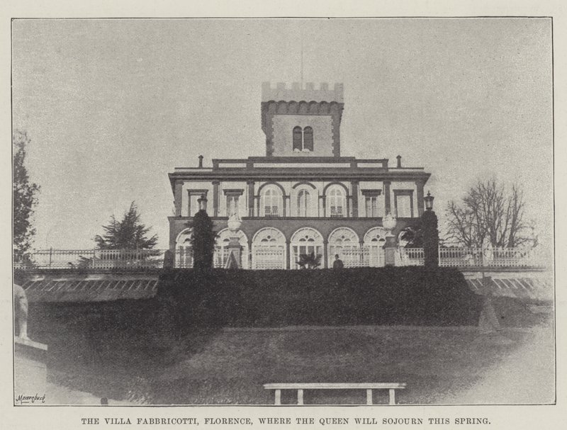 Die Villa Fabbricotti, Florenz, wo die Königin diesen Frühling verweilen wird von English Photographer