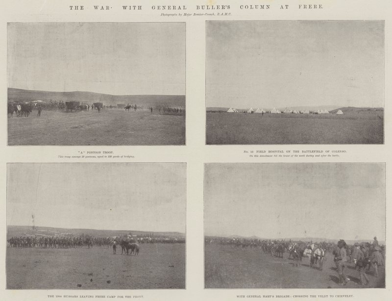 Der Krieg, mit General Bullers Kolonne bei Frere von English Photographer