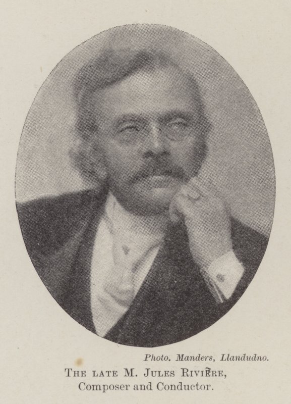 Der verstorbene M Jules Riviere, Komponist und Dirigent von English Photographer