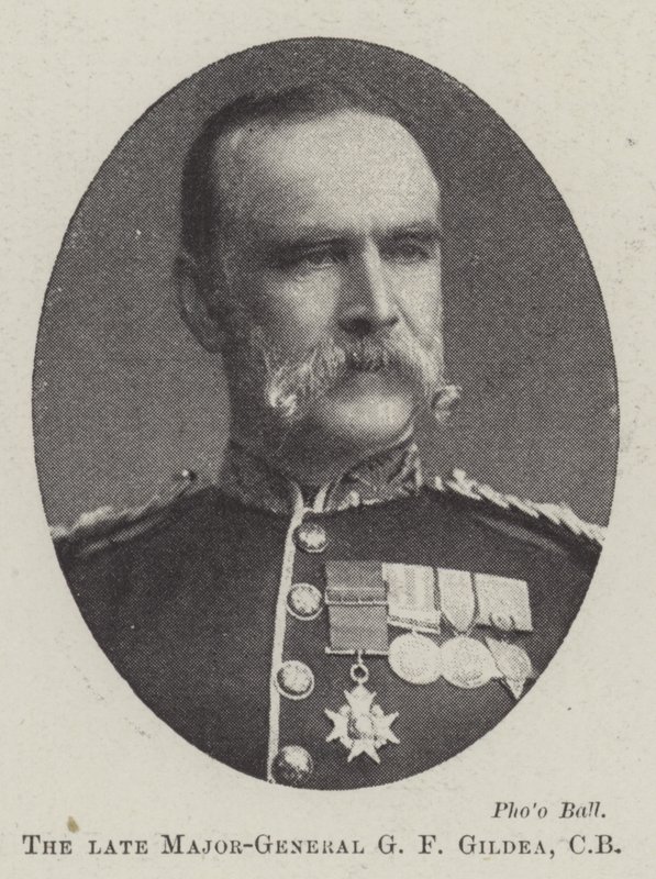 Der verstorbene Generalmajor G. F. Gildea, CB von English Photographer