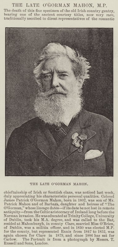 Der verstorbene OGorman Mahon, MP von English Photographer