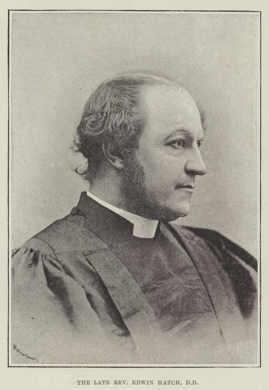 Der verstorbene Reverend Edwin Hatch, DD von English Photographer