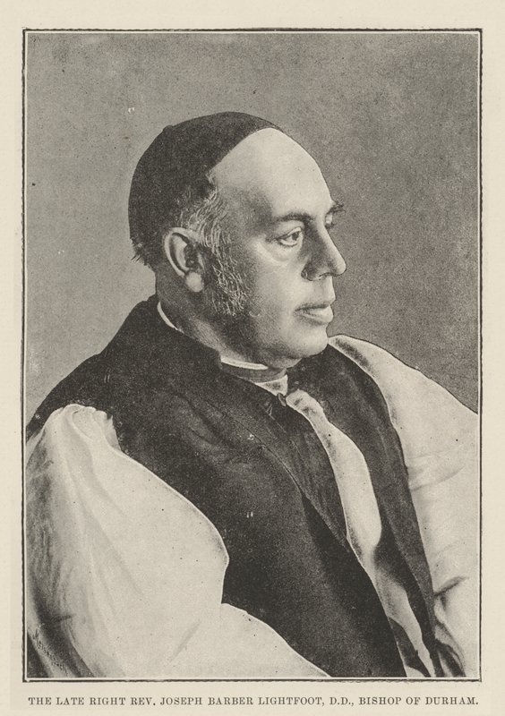 Der verstorbene Right Reverend Joseph Barber Lightfoot, DD, Bischof von Durham von English Photographer