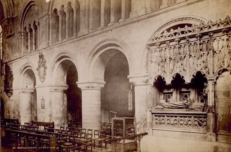 Grab von Prior Rahere, Gründer des St Bartholomäus-Hospitals von English Photographer