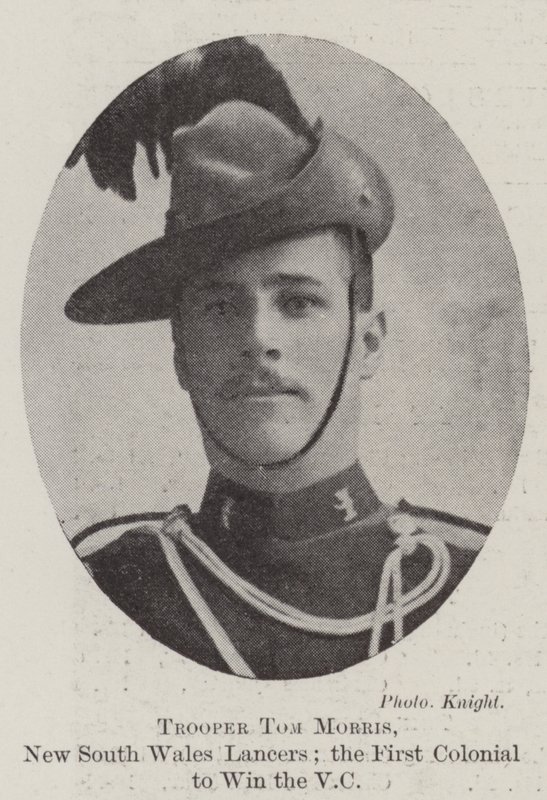 Reiter Tom Morris, New South Wales Lancers; der erste Kolonial, der das VC gewann von English Photographer