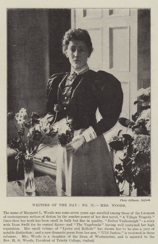 Schriftsteller des Tages, Mrs. Woods von English Photographer