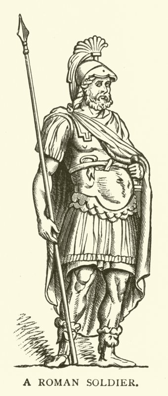 Ein römischer Soldat von English School
