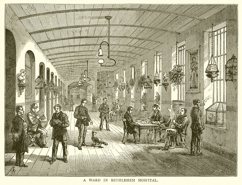 Eine Station im Bethlehem Krankenhaus von English School