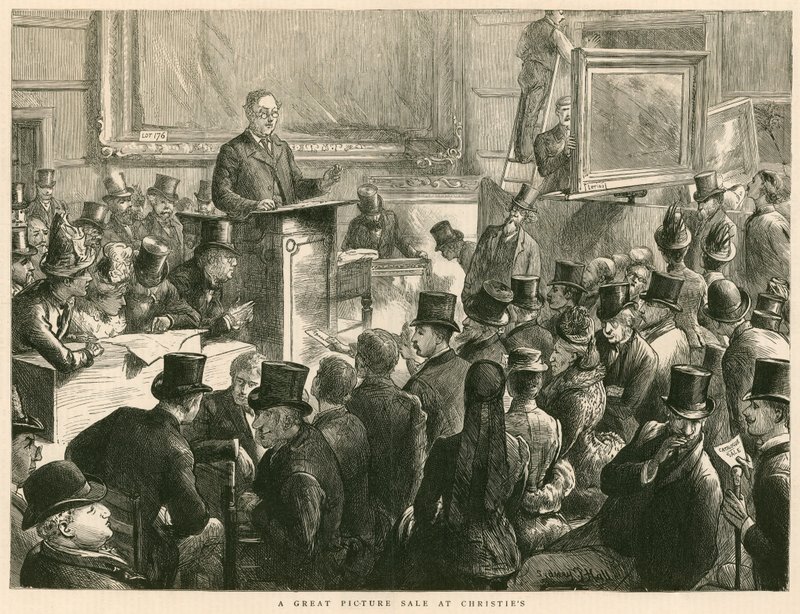 Eine große Bildauktion bei Christies von English School