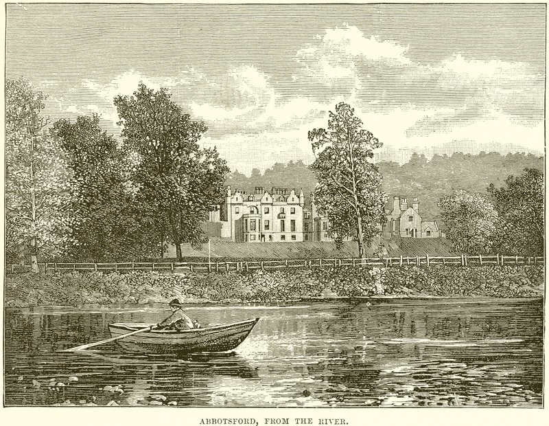 Abbotsford vom Fluss aus von English School